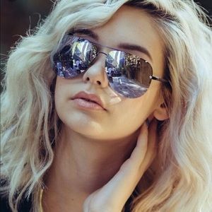 Quay Australia Muse Black/Purple Sunglasses