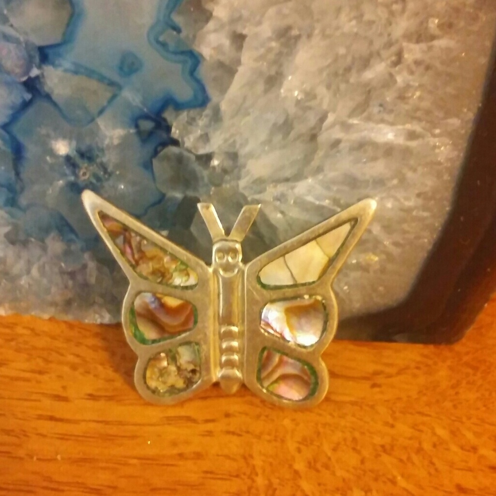 Vintage butterfly pin
