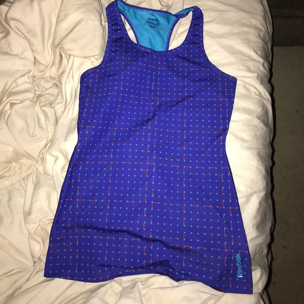 Reebok tank, cool blue size XS