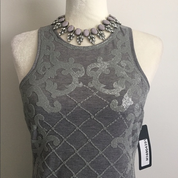 Halee C bodycon grey jersey midi dress - Picture 2 of 6