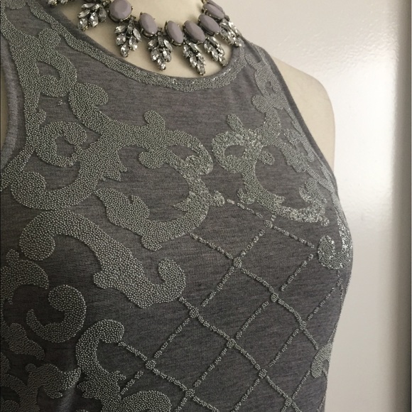 Halee C bodycon grey jersey midi dress - Picture 3 of 6