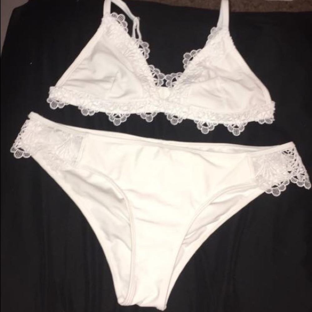 White bikini