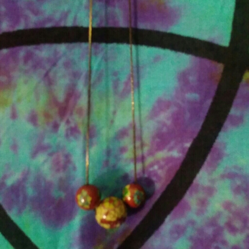 Vintage ball necklace