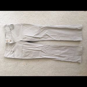 Tan beige flare pants