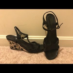 Kenneth Cole Animal Print Wedge