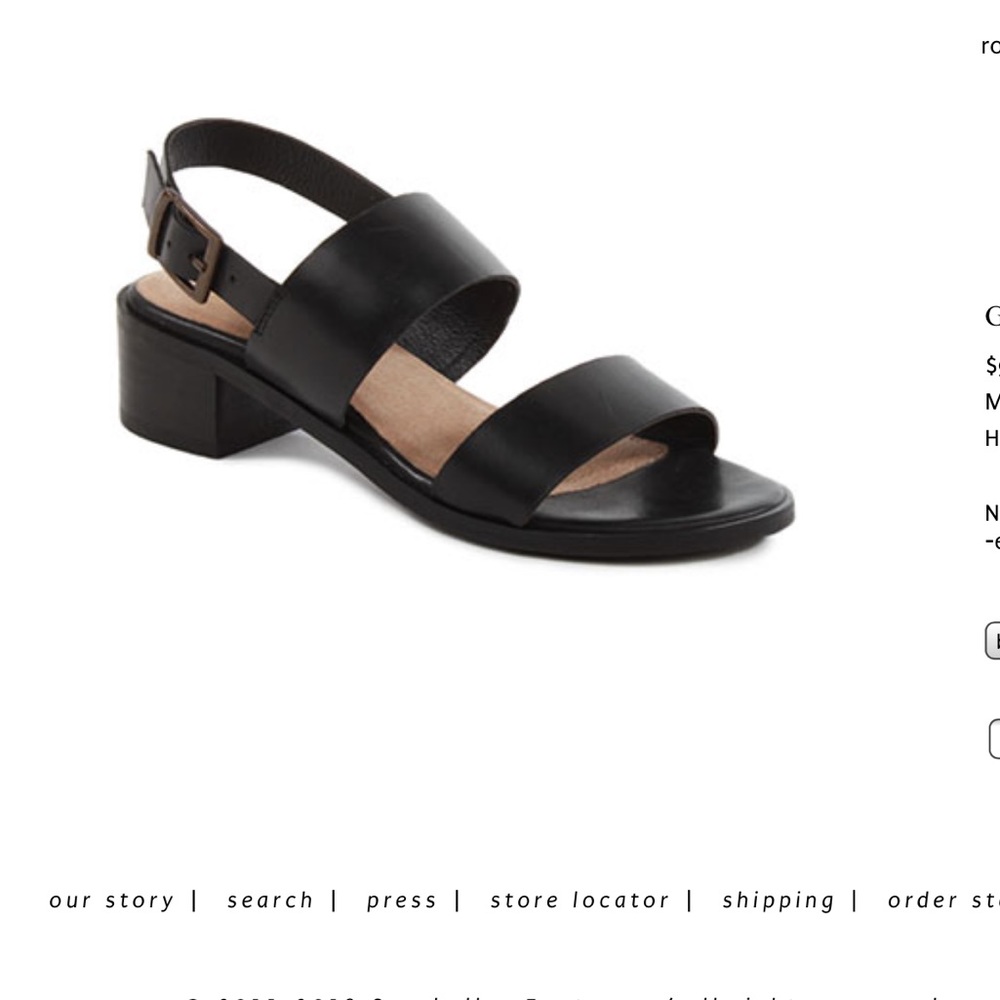 Seychelles leather sandal - *price cut*