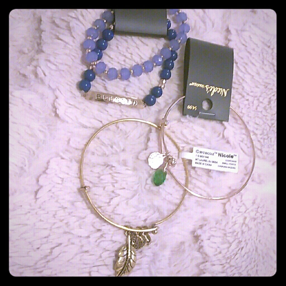 3 Nicole's Boutique bracelets