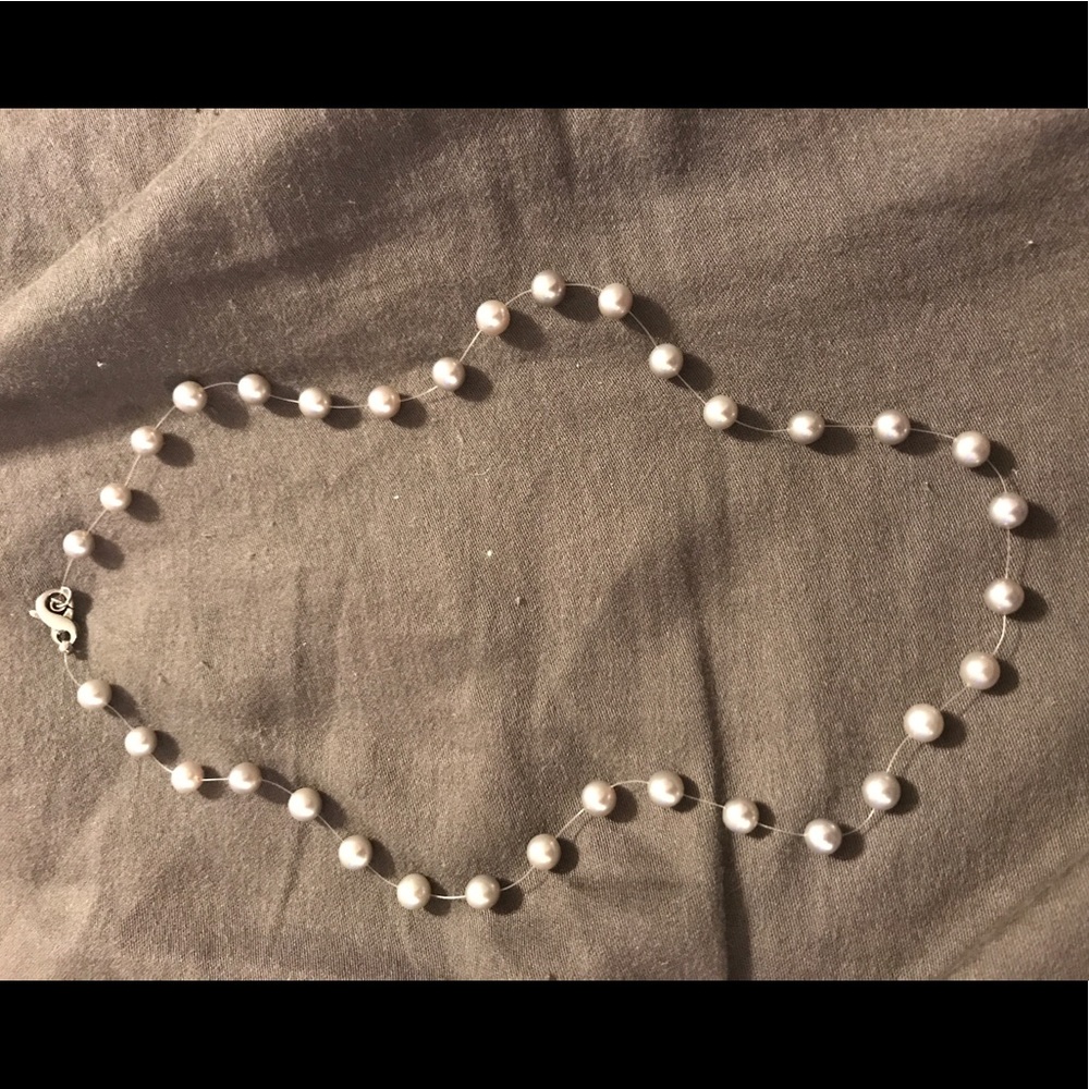 Grey Pearl Necklace