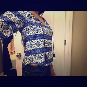 Patterned blouse