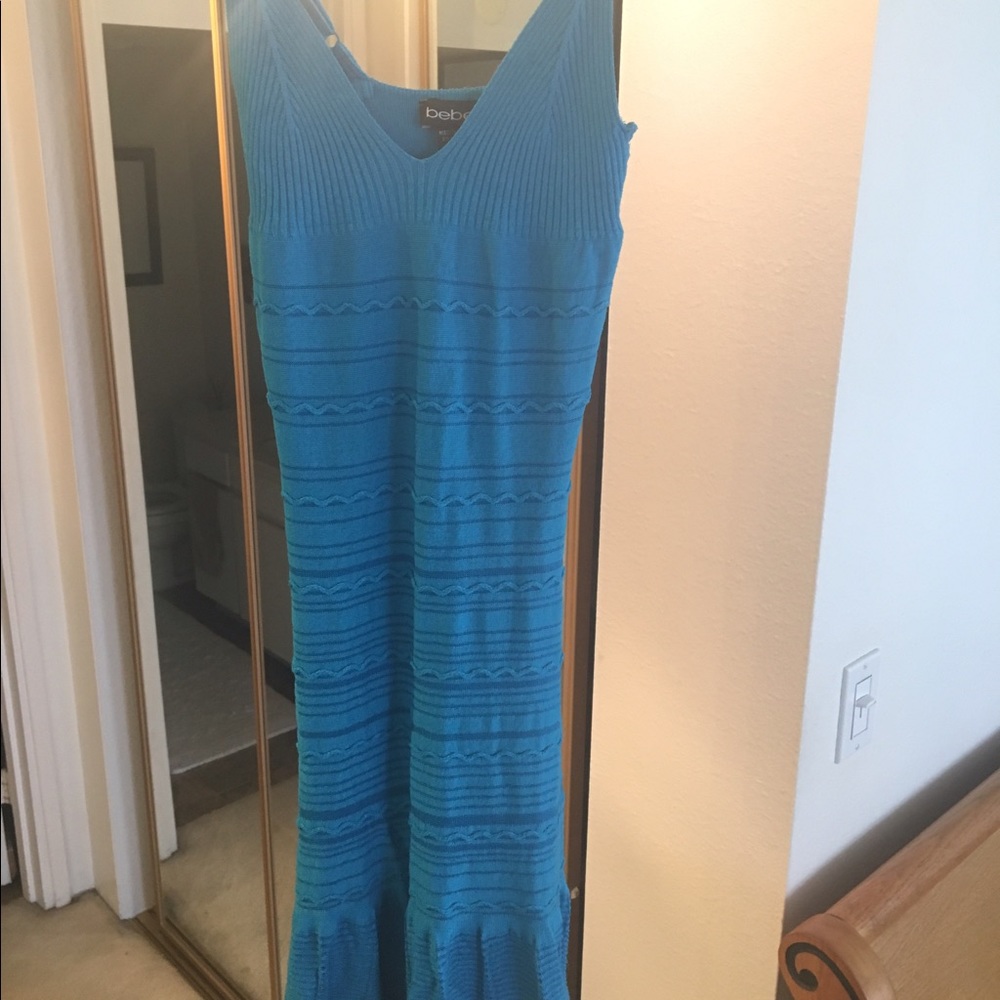 Blue Bebe spaghetti strap summer dress