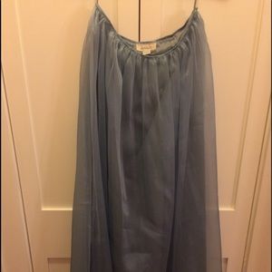 Lord & Taylor 6 Chiffon Blue Bridesmaid Skirt