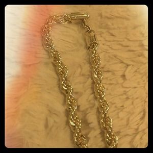 Beautiful 14k stamped overlay rope bracelet
