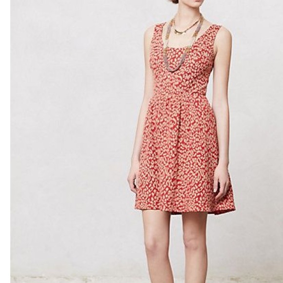 Red Leopard Print Dress