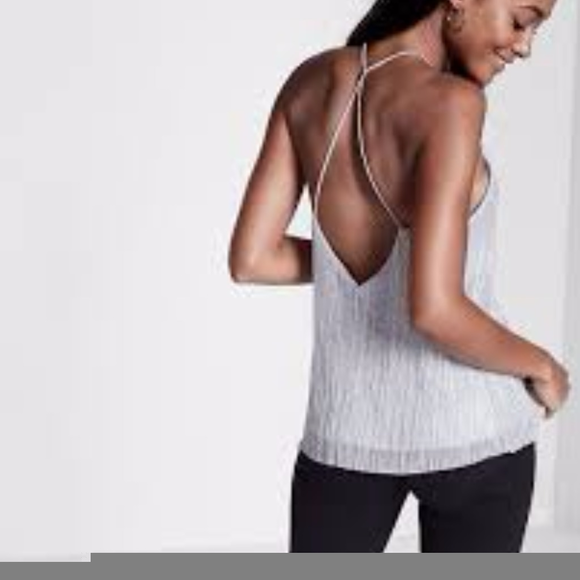 Pleated Metallic Cami - Picture 2 of 2