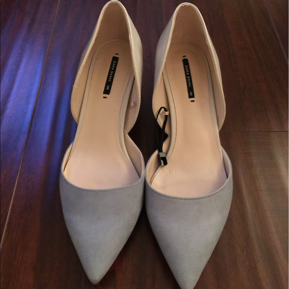 Zara Suede Pump