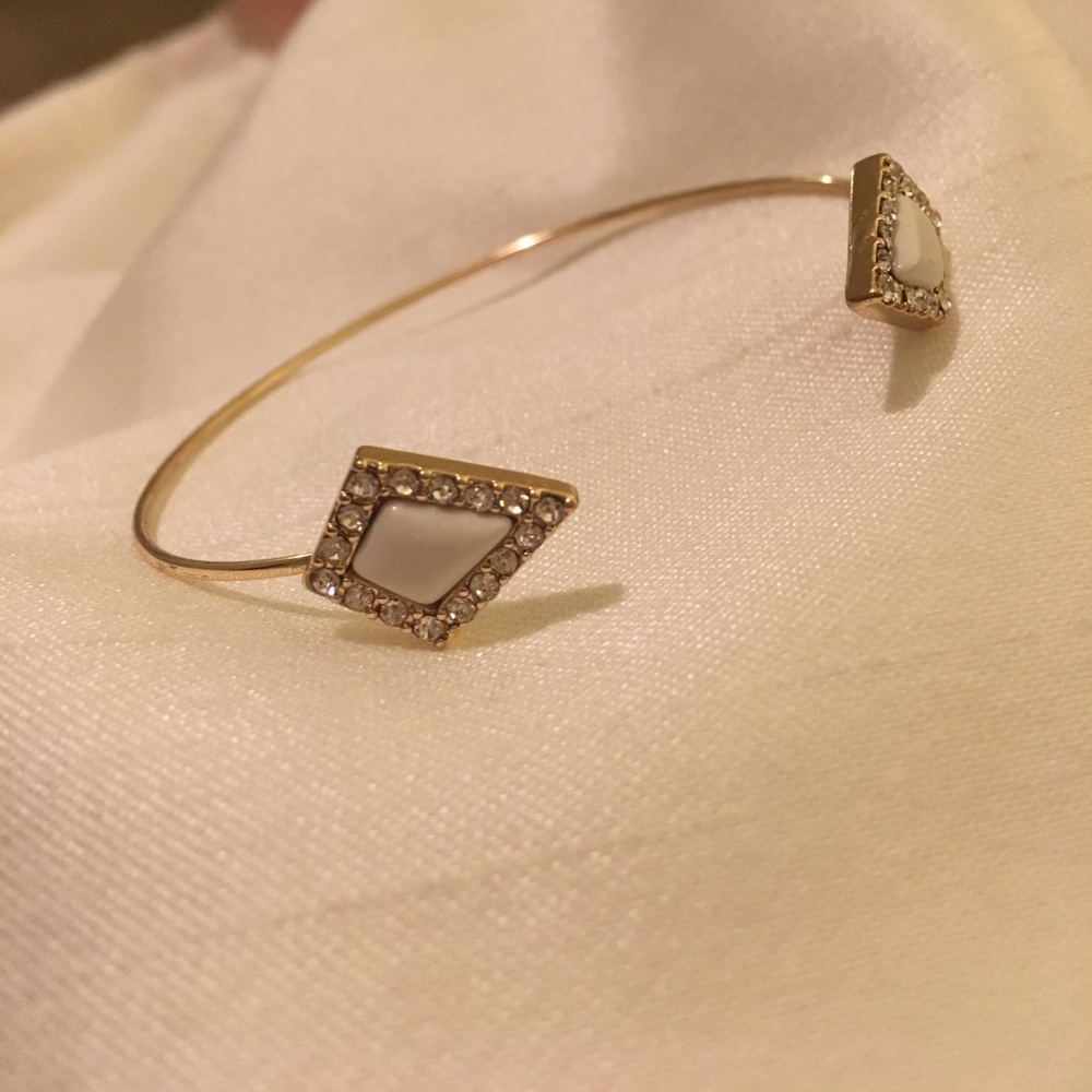 NEW Charming Charlie's gold open cuff bracelet