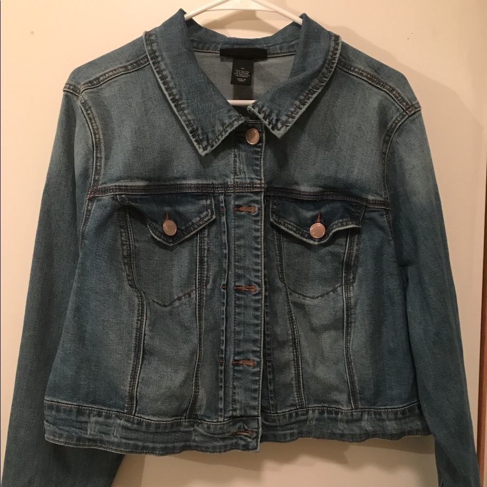 LANE BRYANT JEAN JACKET