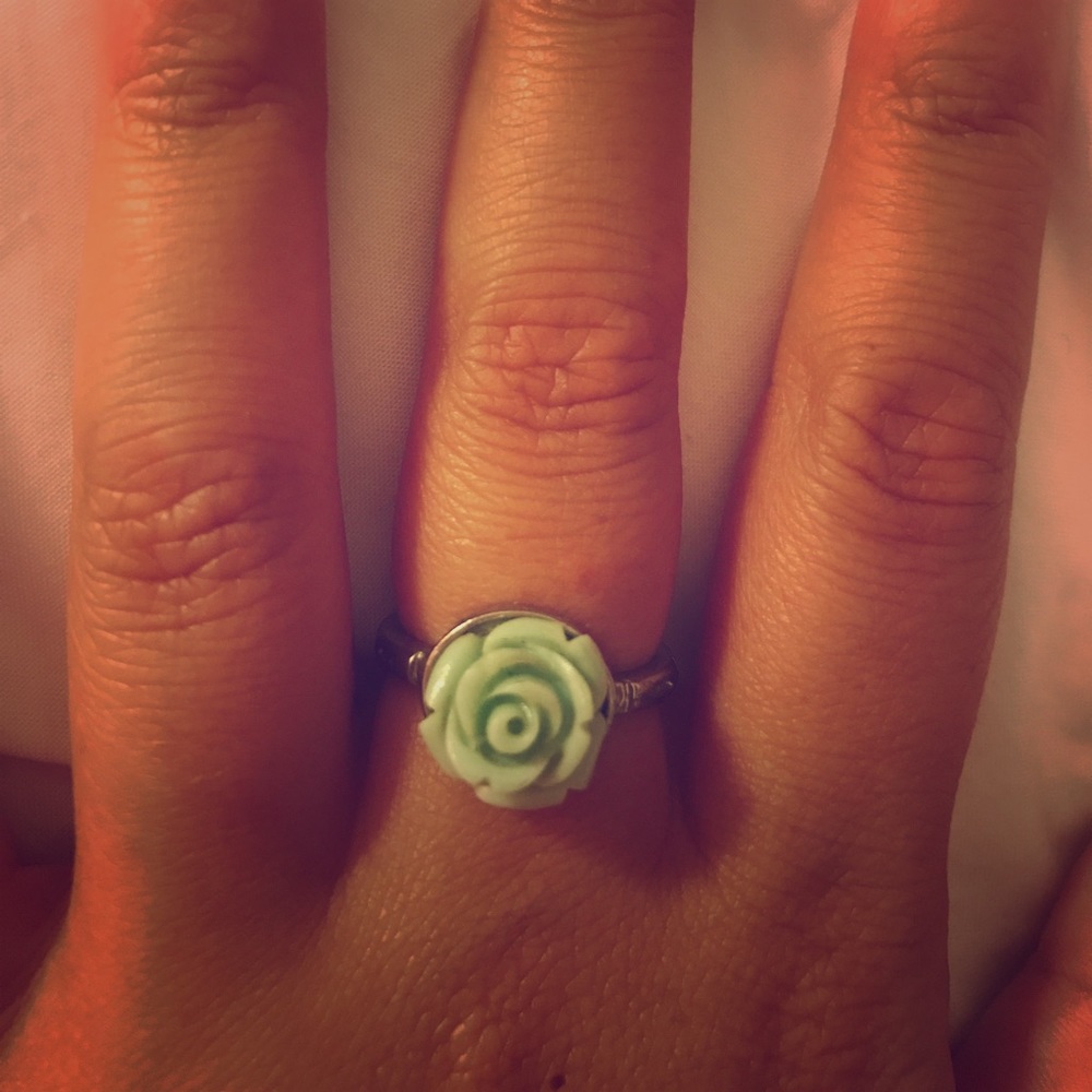 Antique rose ring