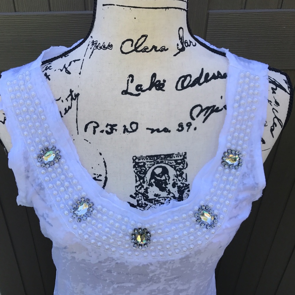 CACHE white shirt top - Picture 3 of 6