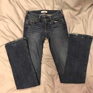 Medium wash Hollister boot cut jeans