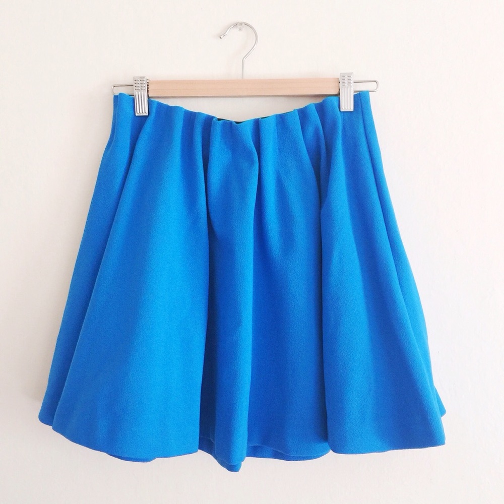 NEW H&M Skater Skirt Blue