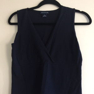 Ann Taylor Navy Blue Top