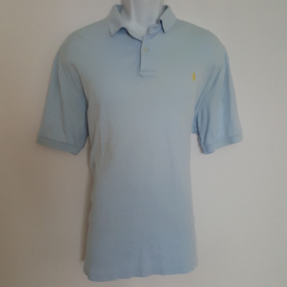 Ralph Lauren Blue Polo Mens Shirt Size L