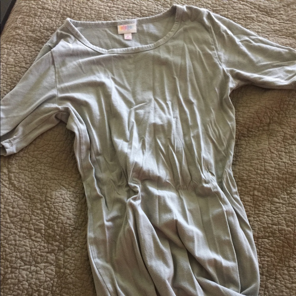 LulaRoe medium Julia dress grey bodycon dress