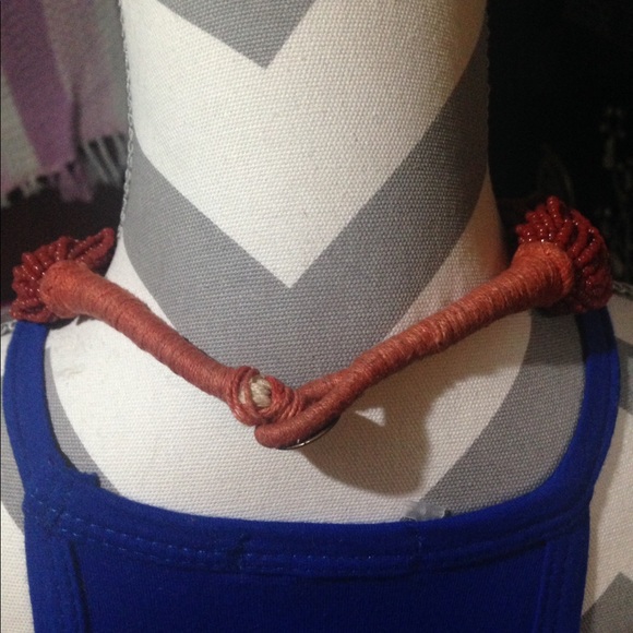 Gorgeous red beaded necklace ! - Picture 2 of 3