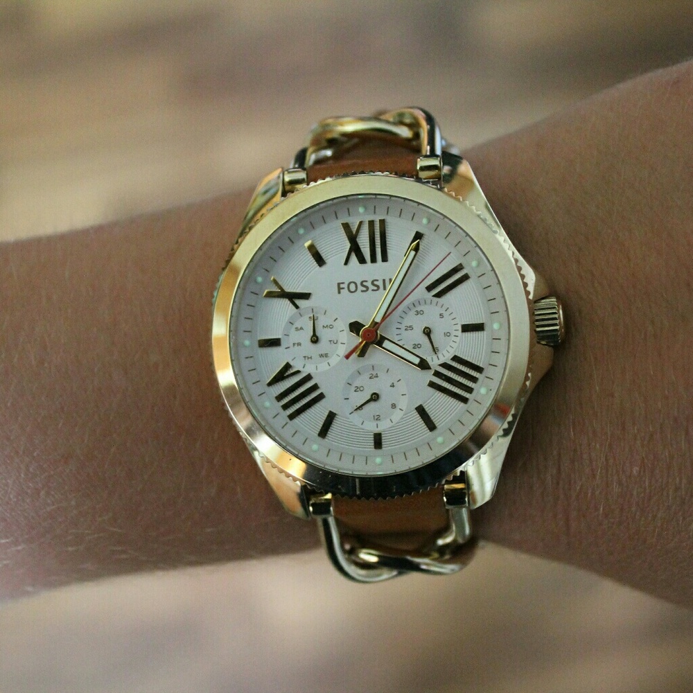 Fossil Watch with leather band