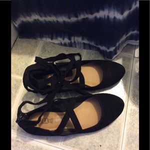 Black flats