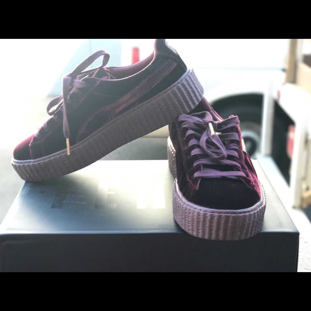 Puma Creepers Red Velvet