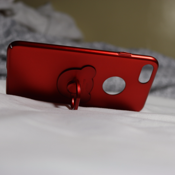 RED IPHONE 7 PHONE CASE - Picture 1 of 5
