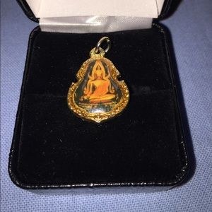 Gold Buddha Pendant Charm