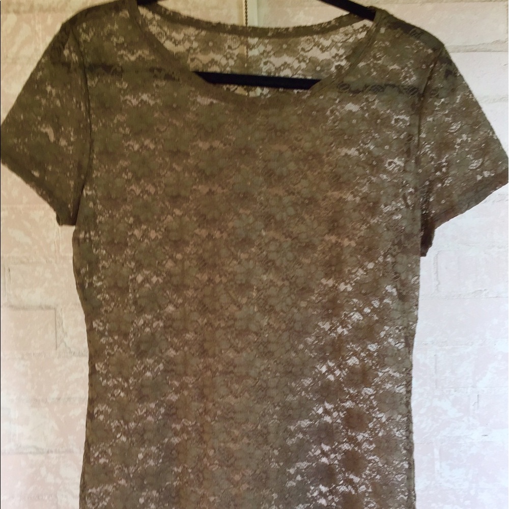 H&M Stretchy Lace Blouse