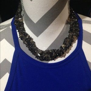 Beautiful Smokey quarts multi strand necklace!
