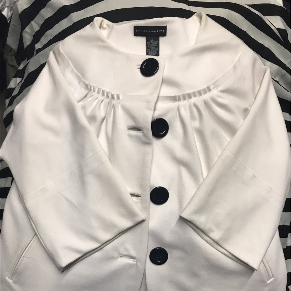 White blazer