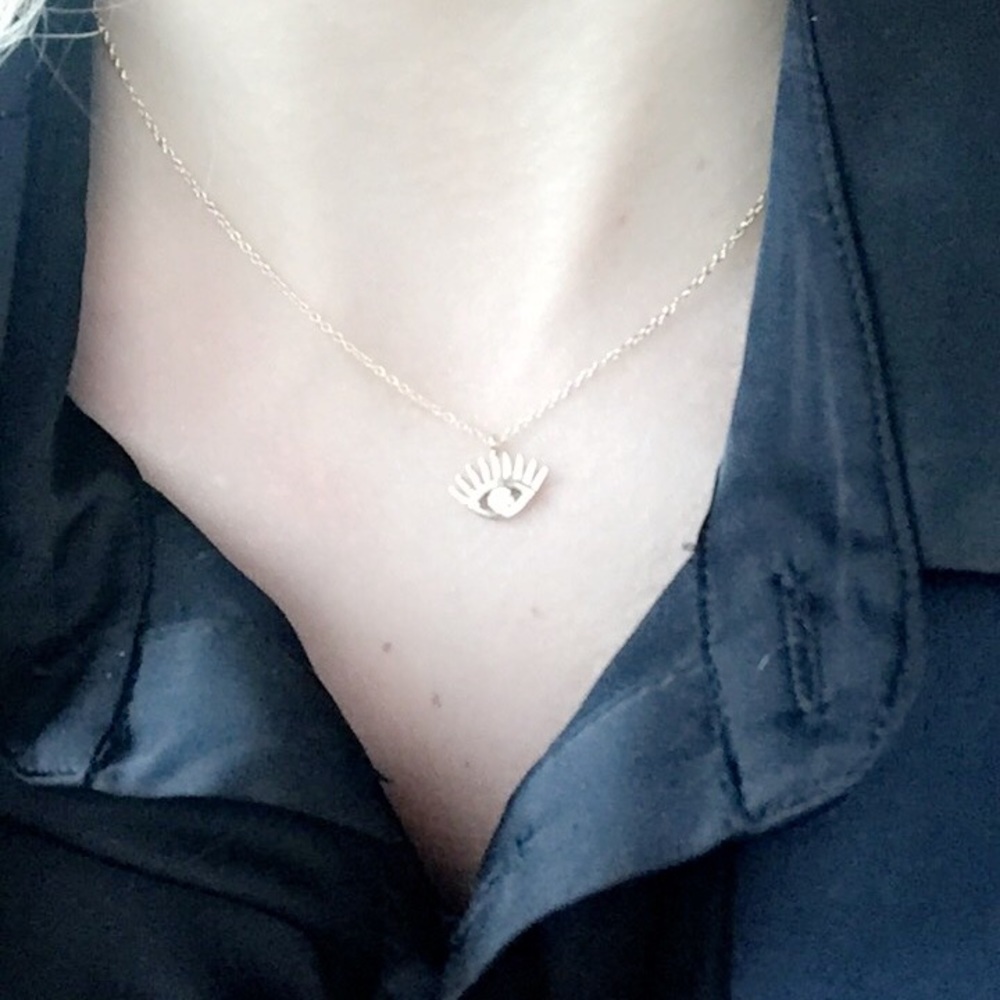 Gold coated necklace
