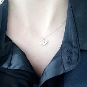 Gold coated necklace