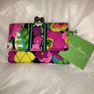 Vera Bradley Small Kisslock Wallet