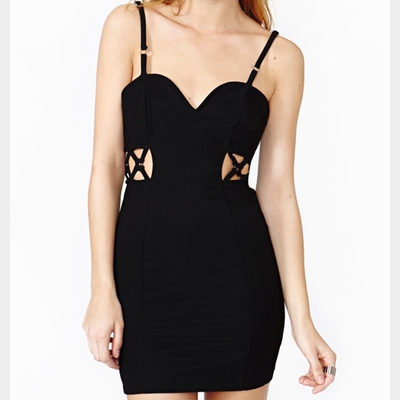 Nasty Gal Dresses & Skirts - Nasty Gal Bodycon Black Halloween mini dress