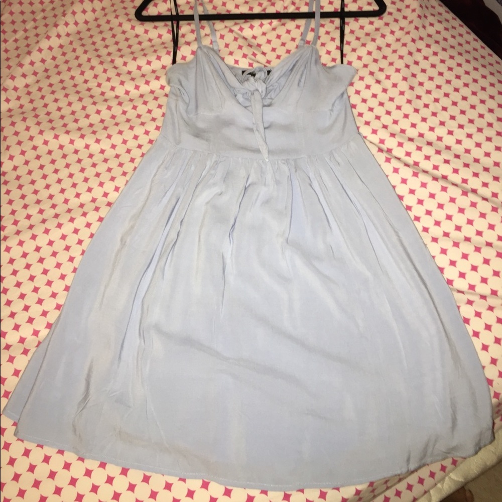 powder blue forever21 dress