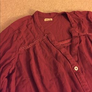 Hollister Peasant Blouse