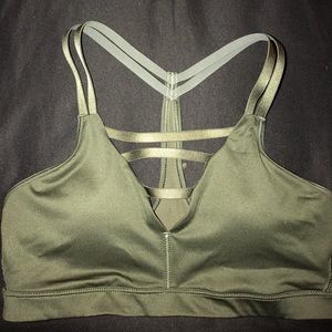 Strappy sports bra
