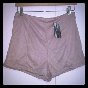 Nwt Pin Up Nude Pink Short Shorts Mesh Pins Needle