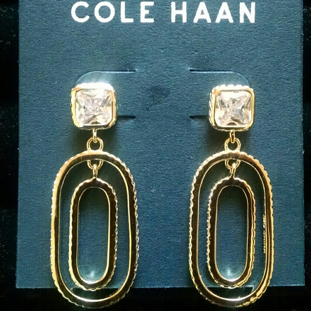 Cole Haan Gold Studded Earings