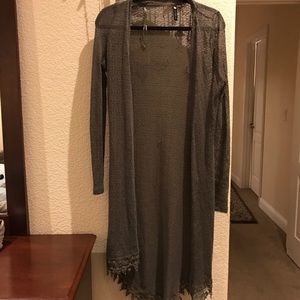 Cotton On olive cardigan.