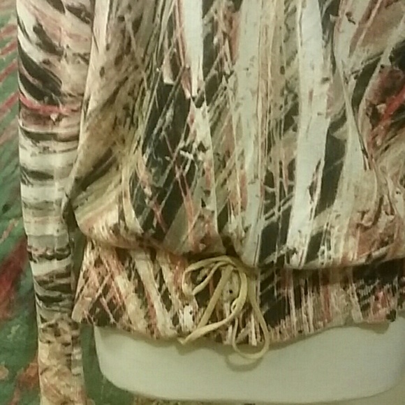 Abstract Drawstring Tunic - Picture 3 of 3