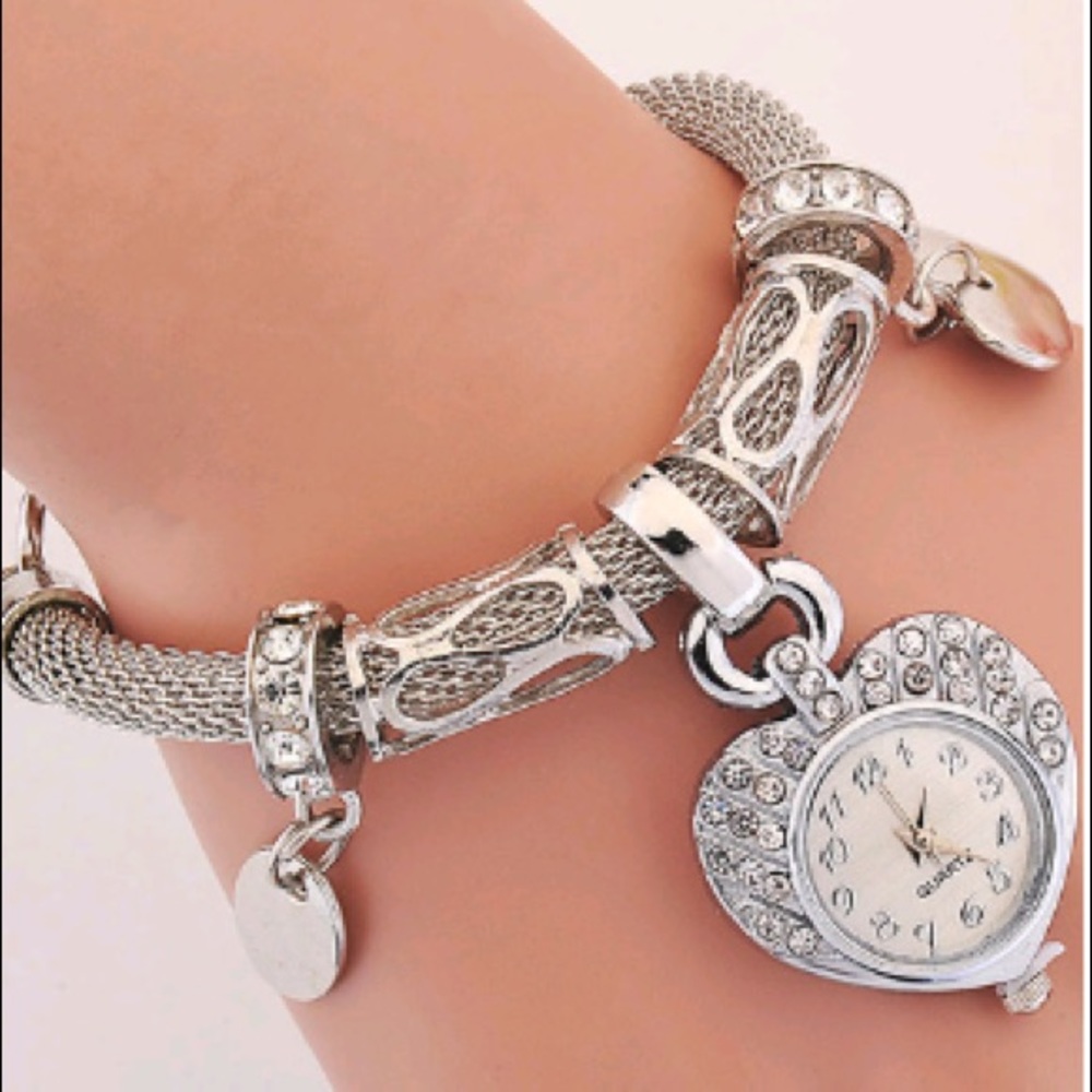 NWOT Charm bracelet watch!