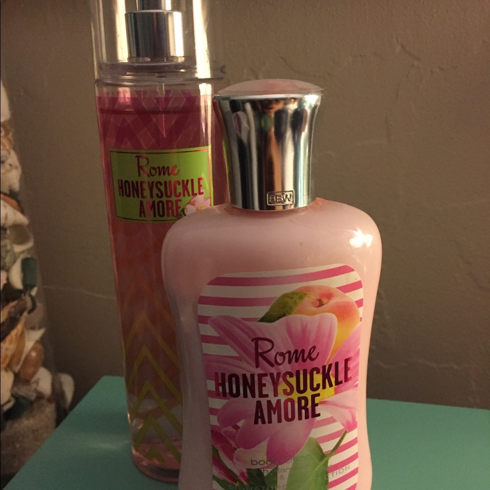 Rome honeysuckle amore bath and body works